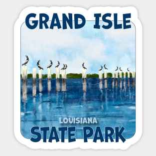 Grand Isle State Park, Louisiana Sticker